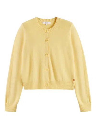 Chinti & Parker Cardigan Mit Rundem Ausschnitt In Yellow