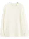Chinti & Parker Crew-neck Cashmere Jumper In White