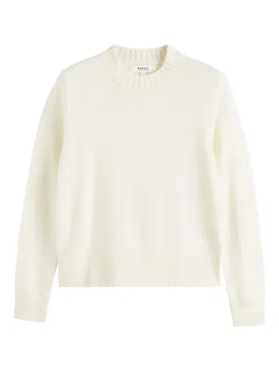 Chinti & Parker Crew-neck Sweater In White
