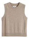 Chinti & Parker Crew-neck Tank Top In Neutral