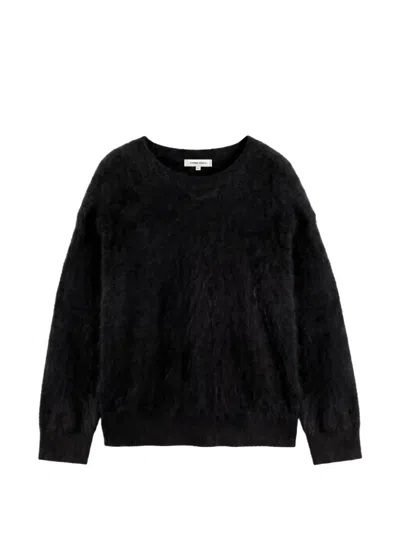 Chinti & Parker Crew-neck Cashmere Sweater In Black