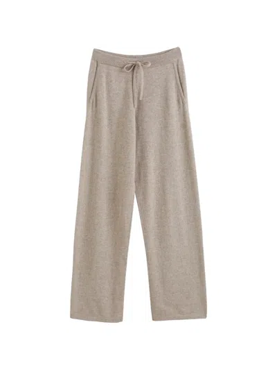 Chinti & Parker Drawstring Wide-leg Trousers In Neutrals