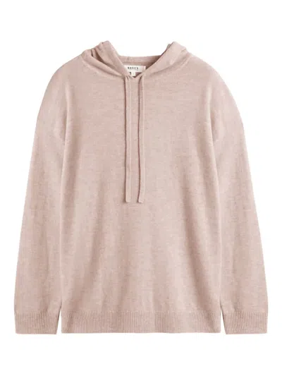 Chinti & Parker Drawstring Wool Hoodie In Neutral