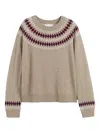 Chinti & Parker Fair Isle Knitted Sweater In Neutral