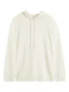 Chinti & Parker Fine-knit Hoodie In White