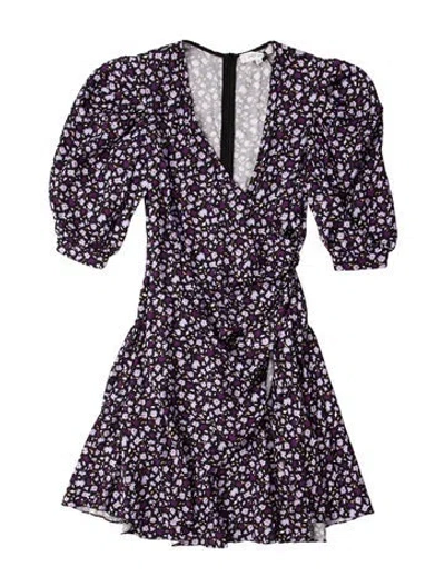 Pre-owned Chinti & Parker Floral Print Mini Dress In Multi