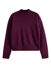 Chinti & Parker Funnel-neck Sweater In Purple