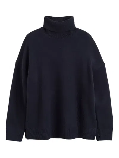 Chinti & Parker High-neck Sweater In Blue