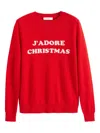 Chinti & Parker J'adore Christmas Sweater In Red