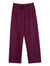 Chinti & Parker Knitted Straight Trousers In Purple