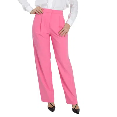 Chinti & Parker Chinti And Parker Ladies Peony Pop Wool-twill Flared Trousers