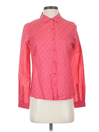 Pre-owned Chinti & Parker Long Sleeve Blouse In Pink