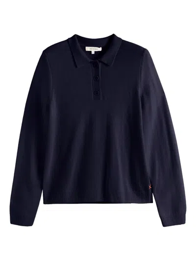 Chinti & Parker Langärmeliger Pullover In Blue