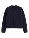 Chinti & Parker Mock-neck Sweater In Blue