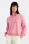 Chinti & Parker La Mer Printed Wool Cashmere Sweater
