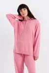 Chinti & Parker Wool Cashmere Blend Relaxed Hoodie Sweater