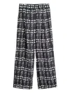 Chinti & Parker Playing-card Print Pleated Trousers In Black