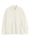 Chinti & Parker Polo-collar Cardigan In Neutral
