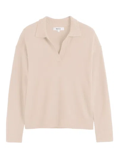 Chinti & Parker Polo-collar Sweater In Neutral