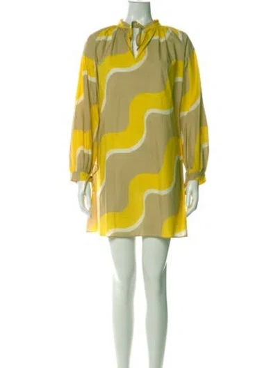 Pre-owned Chinti & Parker Printed Mini Dress In Multi
