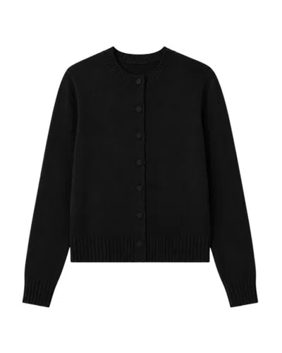 Chinti & Parker Pure Cashmere Camille Cardigan In Black