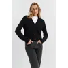 Chinti & Parker Pure Cashmere Cardigan In Black