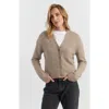 Chinti & Parker Pure Cashmere Cardigan In Neutral