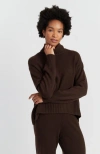 Chinti & Parker Pure Cashmere Relaxed Rollneck Sweater In Brown