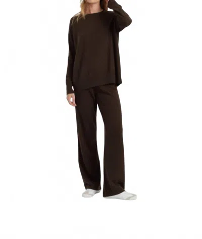 Chinti & Parker Pure Cashmere Slouchy Sweater In Chocolate In Brown