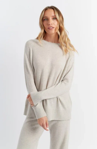 Chinti & Parker Pure Cashmere Summer Slouchy Sweater In Gray