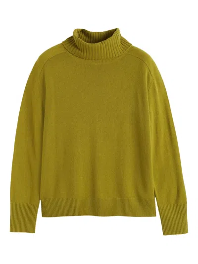 CHINTI & PARKER RAGLAN ROLL NECK SWEATER