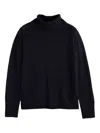 Chinti & Parker Raglan-sleeve Roll-neck Sweater In Blue