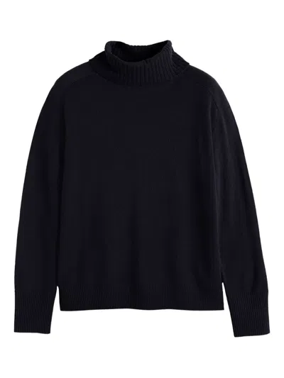 Chinti & Parker Raglan-sleeve Roll-neck Sweater In Blue