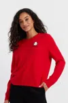 Chinti & Parker X Peanuts Wool-cashmere Sweater In Red