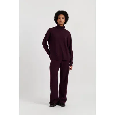 Chinti & Parker Relaxed Roll Neck Wool & Cashmere Sweater In Multi