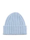 Chinti & Parker Ribbed-knit Beanie In Blue