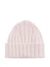 Chinti & Parker Ribbed-knit Beanie In Pink