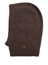 Chinti & Parker Ribbed-trim Balaclava In Brown