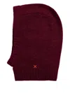 Chinti & Parker Ribbed-trim Balaclava In Burgundy