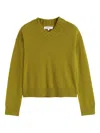 Chinti & Parker Ribbed V-neck Sweater In Green