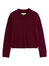 Chinti & Parker Ribbed V-neck Sweater In Pink