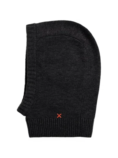 Chinti & Parker Ribbed-knit Balaclava In Gray