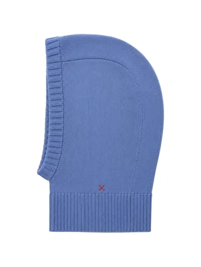 Chinti & Parker Ribbed-trim Balaclava In Blue