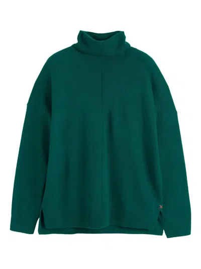 Chinti & Parker Roll-neck Jumper In Green