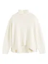 Chinti & Parker Roll-neck Relaxed-fit Sweater In Neutral