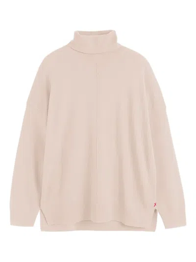 Chinti & Parker Roll-neck Relaxed Sweater In Brown