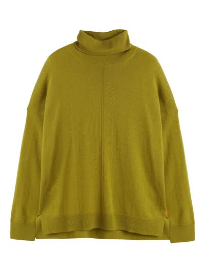 Chinti & Parker Roll-neck Sweater In Green