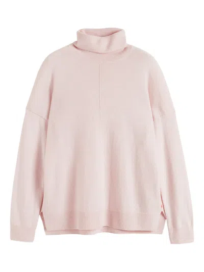 Chinti & Parker Roll-neck Sweater In Pink