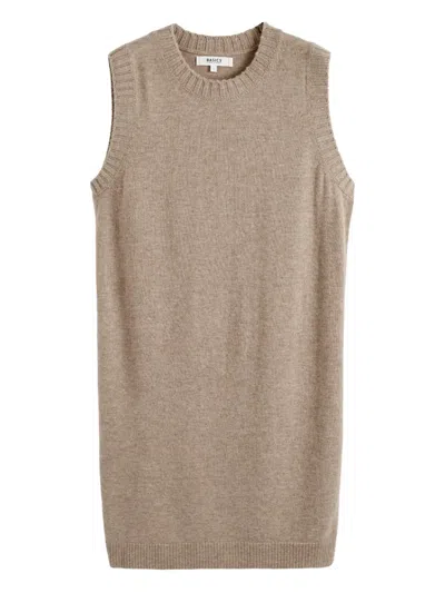 Chinti & Parker Round-neck Sleeveless Dress In Brown
