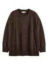 Chinti & Parker Round-neck Sweater In Brown